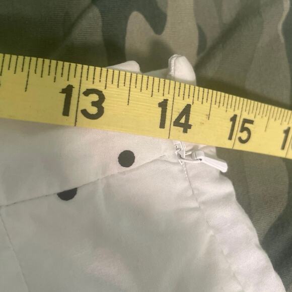 Gorgeous Flowy Black and White Skirt Talbots Fully Lined  Size 6 - Boho Western - Picture 6 of 8